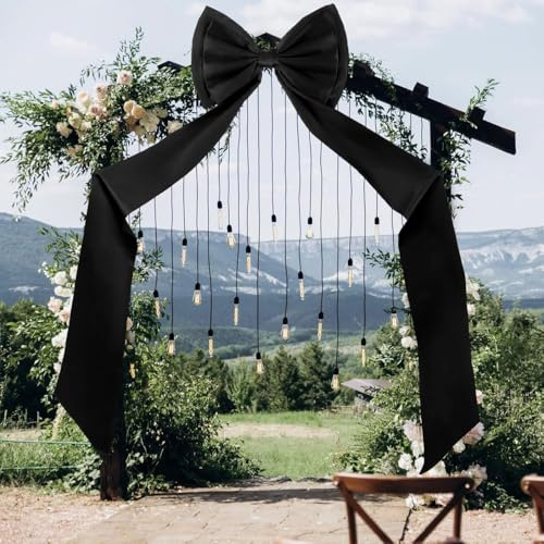 BDKMMS Large Bow Decor, 74.8×18.5Inch Giant Bow Decoration Christmas Tree Topper Bows for Wedding Birthday Party