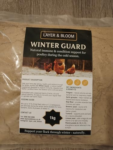 1kg Winter Guard Natural Poultry Supplement, Immune Support for Chickens and Ducks