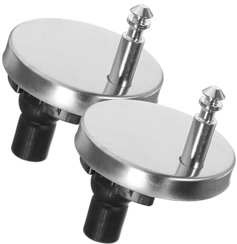 Yardenfun 2 pezzi Viti di Fissaggio per Sedile Wc in Acciaio Inossidabile Kit Bulloni per Cerniera Copriwater Ricambio Resistente e Facile da Installare per Fissaggio Sicuro Sedile Bagno