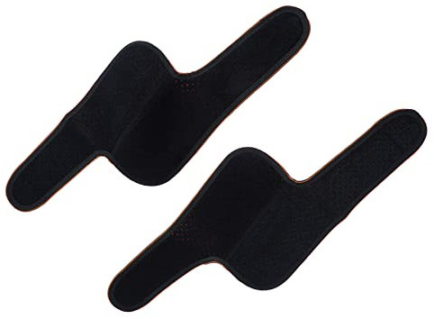 Keenso Ellenbogenschutz, Schwarz 1 Paar Ellenbogenbandage für Basketball (Schwarzorange