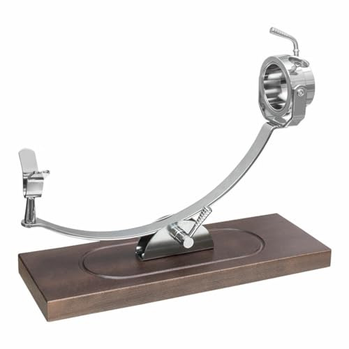 Buarfe Cordoba Support à Jambon en Bois Premium Bois de hêtre 63/50 x 21 x 40/36 cm