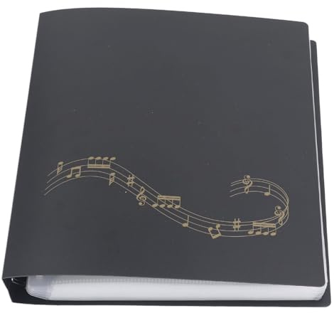 Notenordner PP 60 Seiten A4 Format Beschreibbar Musikordner Für Klavier Noten Und Partituren Mit Blendfreier Oberfläche