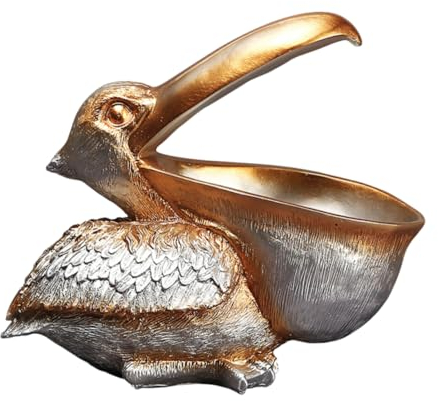 IMIKEYA lagercontainer Wohnkultur Figuren Hausdekorationen für zu Hause Bücherregale fürs Büro Tisch-Bücherregal Vogelhandwerk aus Harz geformter Schmuck Haushalt Vögel