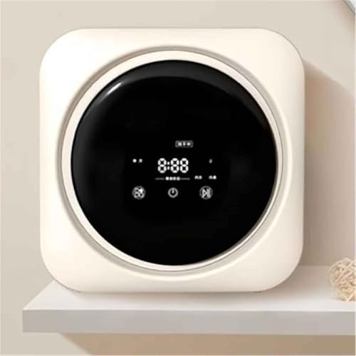 Mini lavadora automática de pared de 3,5 L con centrifugado, carga frontal de 0,3 kg, ideal for dormitorios en apartamentos de viaje.