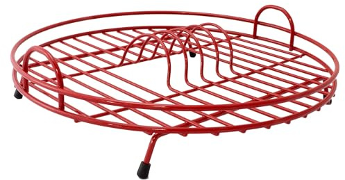 Delfinware Round Dish Drainer with Handles – 36.4 x 36.1 x 10cm – Circular Drainer (Made in UK)