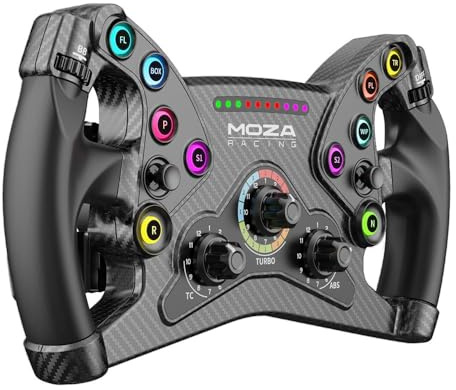 MOZA Summer Car Steering Wheel Cover, Four Seasons Universal, 38cm, Anti-slip Handle, Pink, USB, PC Steering Wheel, Car Accessory