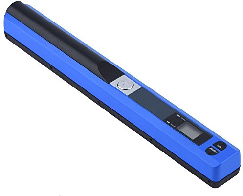 Escáner Portátil de Documentos, Portátil 900DPI Escáner de Imagen en Color USB JPG PDF para XP/Vista/Windows 7/OS 10.4 o Superior, Tarjeta de Memoria es Necesidad, Pero No Incluida
