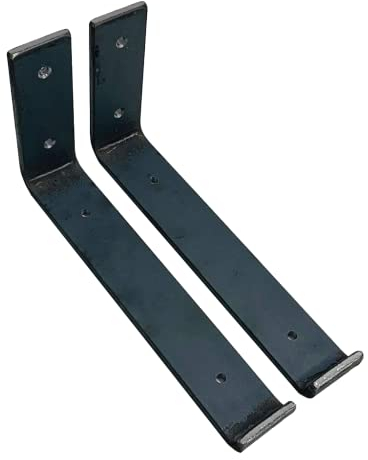 Rustic Shelf Brackets Scaffold Board 225mm Bracket x 2 Heavy Duty Industrial UK Made by MKGT® (225mm Up)