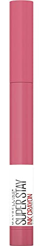 Maybelline New York Lippenstift, Super Stay Ink Crayon, Matt und langanhaltend, Nr. 90 Keep it Fun, 1,5 g