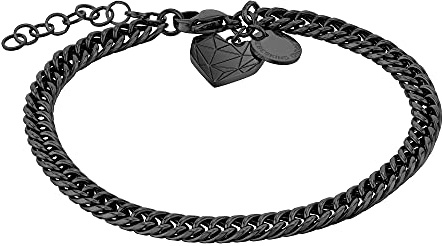 LIEBESKIND BERLIN Herz-Armband für Damen – Edelstahl-Armschmuck mit liebevollem Herzanhänger – In verschiedenen Farben und Ausführungen – Romantische Geschenkidee