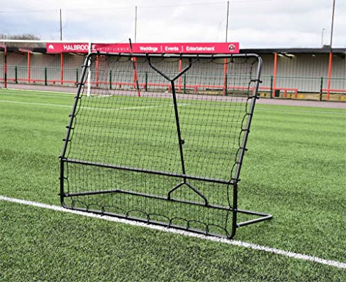Precision Pro Doppelwinkel-Fußball-Rebounder-Netz, groß