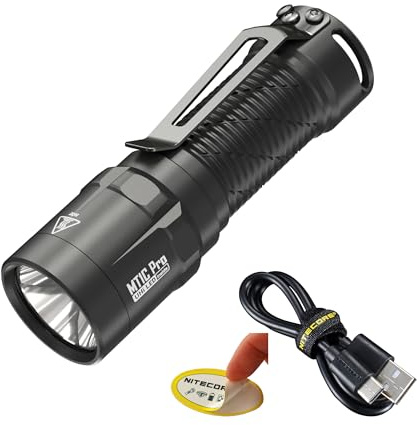 Nitecore MT1C Pro EDC Flashlight, 1000 Lumen USB-C Rechargeable Small Compact Bright Designed for Everyday Carry