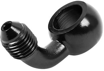 cyclingcolors Bremsschlauchende Banjo bolt Banjo-Anschlüssen Schwarz M10x1.25mm 90° Motorradbremssystem Bremsschlauch Motorrad Roller Moped Quad