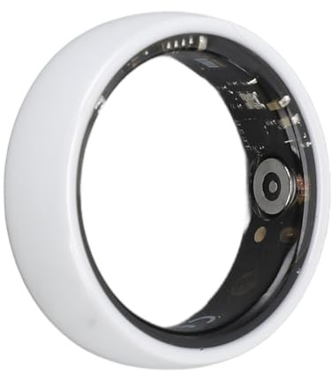 Anillo Inteligente, Anillo de Poder de Acondicionamiento de Fitness de Cerámica de 50m e IP68 a Prueba de Agua, Control de Acceso a NFC, Anillo de Seguimiento de (12)