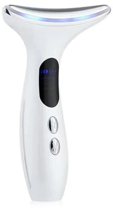 Rain smaller Gesichtsmassagegerät Gegen Falten，Gegen Falten Doppelkinn Entferner mit，EMS Gesichtsmassage Shape Face Gerät，gerät für Hautstraffung&Lifting，Verbesserung，Straffung, 4 Modi，45℃ ±2℃