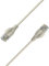 Elfcam® - 30m Câble Ethernet Cat 6A Ultra Slim 10Gbps 32AWG UTP OD2,8mm 500MHz, 10Gb Thin RJ45 Cat 6A Patch Cord pour LAN, Routeur, Modem, Xb Laptop et Servers, Blanc, 30 Mètre