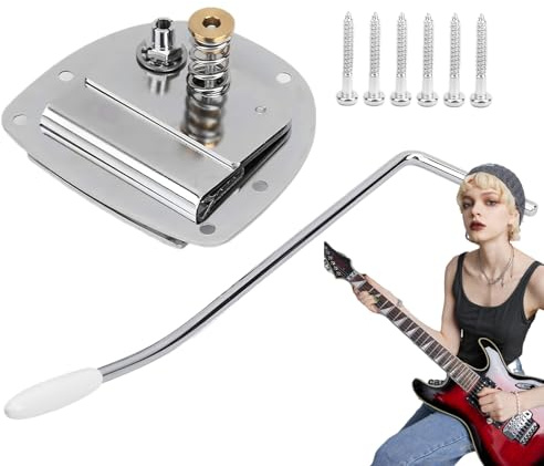 Tremolo-Steg | Gitarren Tremolo-System | Ersatzschloss aus Zinklegierung & Vintage Gitarrenzubehör für Musiker
