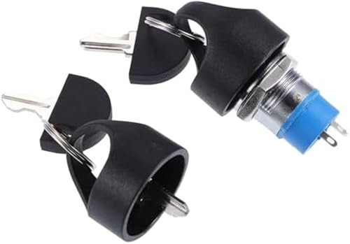 MUEOSI 1 jeu d'interrupteurs d'allumage, interrupteur de démarrage et verrouillage avec 4 clés, interrupteur à clé for scooter de mobilité, 3 roues, 4 roues, fauteuils électriques, véhicule électrique