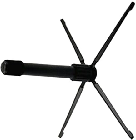 NOLITOY Soporte de Flauta Plegable de Metal y Plástico para Escritorio, Estable y Portátil, Adecuado para Almacenar y Exhibir Flautas en Casa Aire Libre