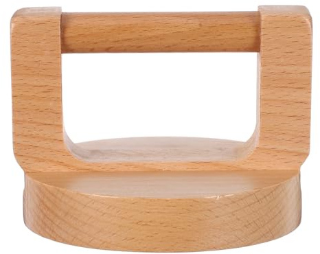 DOITOOL Baren in Legno per linoleografia: Strumento per Stampa Manuale in Legno di faggio - Strumento per lucidatura per Bambini - pressa per timbri e tampone per trasferimento di Stampe e timbri per