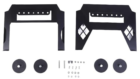 Yechiry Kit de Montage Plat 3 Antennes Paraboliques Magnétiques en Acier au Carbone pour Toit de Voiture, Camping-Car, Camion, Bateau avec Base Magnétique pour Satellite Gen 3,