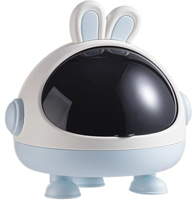 BELOWSYALER Rabbits Desktop Bin Spill-Resistant Open Top For Home Office Waste Compact Desk Waste Collector