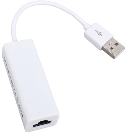 ZJchao Adaptador USB 2.0 a Ethernet LAN Conexión de Red por Cable de Alta Velocidad de 100 Mbps para Computadoras de Escritorio y Portátiles con