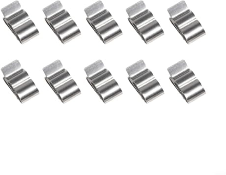 Yhenlovtt Solarpanel-Kabelclips, 100 Stück, SUS304 Edelstahl & 65 Mn Federstahl, für 6–6,5 mm Kabel an PV Modulen, Kajaks, Fischerbooten und Anhängern