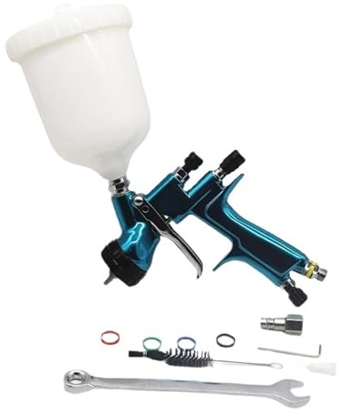 1.3/1.5mm LVLP Spray Gun With Air Regulator And Filter Sprayer Gun/Air Tools/For Car Face Paint/Airbrush Precise Control Meet Different Needs(1.3MM)