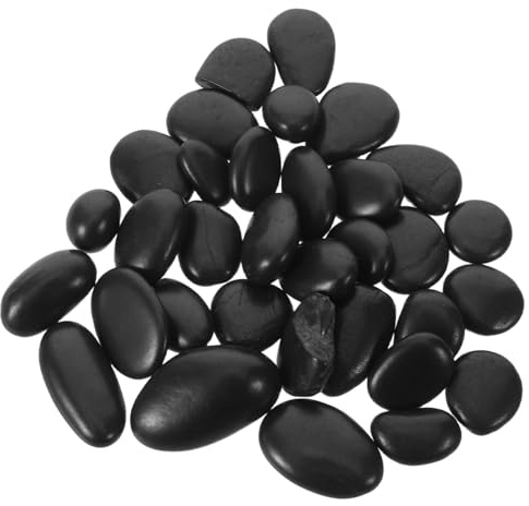 GALPADA Pietre per Grigliare Bistecche 1 Kg (2-3 CM) Ciottoli Naturali per Cottura su Pietra Calda e Barbecue all'Aperto