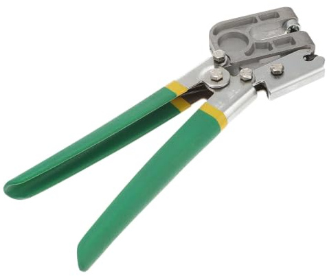USHOBE Pince à Sertir en Acier Noir pour Profilés Métalliques et Montants, Design Ergonomique, Outil Professionnel pour Cloison Sèche et Installation de Couleur Aléatoire Plusieurs styles