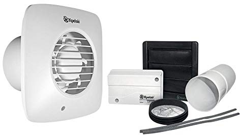 Xpelair XPL93032AW LV100TS 100 mm Extractor Fan Kit Run-On Timer - White