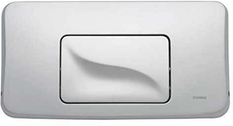 SCHWAB Betätigungsplatte GALA mattchrom 227702 Toilette Drückerplatte