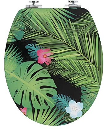 Wirquin 20722133 WC-Sitz, Dschungel, Grün