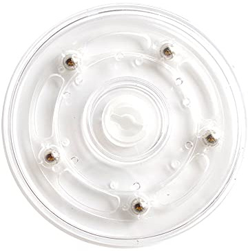 DANXQ Clear Acrylic Manual Bearing Turntable Rotary Bracket Display Stand Dining Table Smooth Swivel Plate (14 CM 5.5 INCH)