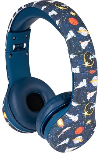 Snug Play+ Kids Headphones with Volume Limiting for Toddlers (Boys/Girls) - Space