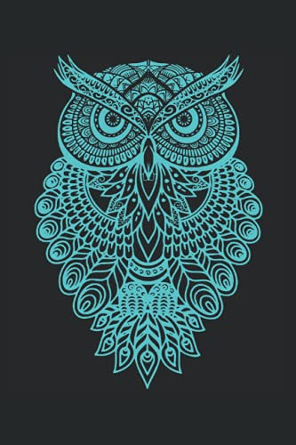Eule Owl Grafik Graphic Kunst Geschenk Mandala Kunst Zeichnung: RÄTSELBUCH - 100x SUDOKU HARD - Lustiges Mandala Eulen Vogel Tier Geschenk, Vintage ... Rätsel, Notiz, Buch, Gehirnjogging, Logik