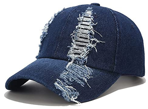 XYIYI Vintage Basecap Verstellbare Distressed Washed Baseball Kappe für Damen Herren