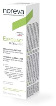 Noreva - Exfoliac Global X-PRO - Soin Global Intensif - Anti Boutons et Points Noirs - Corrige les Imperfections - Matifie - Hydrate & Apaise - 90% d'Ingrédients d'Origine Naturelle - 30ml