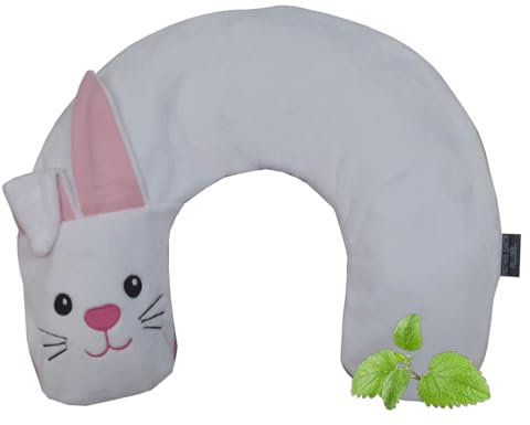 Mother Earth Pillows Bella The Bunny Triggerpoint Pillow for Kids and Adults, Natural Pain Relief for Neck and Shoulders, Large - Relieve Herbal Blend