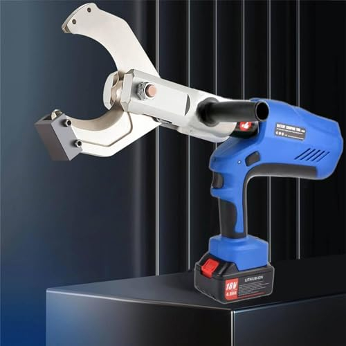 Eastnmythet Hydraulischer Kabelschneider, robust, elektrisch, hydraulischer Drahtschneider, Kabelschere mit LED-Anzeige/Akku, 150 kN/180 kN/250 kN elektrischer Ratschen-Kabelschneider,105C