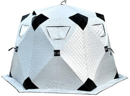 COMETX Outdoor Camping Eis Angelzelt Isolierte Schnellinstallation Winter Angelzelt für 3-4 Personen