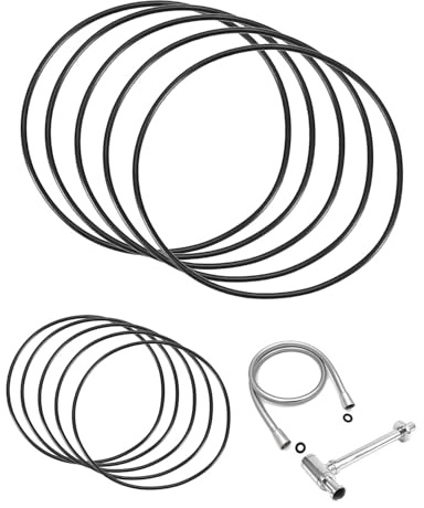 IPNSDON 10pcs Buna-N O-ring guarnizione per rubinetto riparazione guarnizione connettore nero