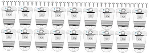 VICASKY 18stücke Mikrofonhalter Clips Aus Edelstahl Verstellbare Mikrofonaufhängung Für Cb-radio Und Professionelle Nutzung Kompakt Und Leicht Für Und Bühnenperformances