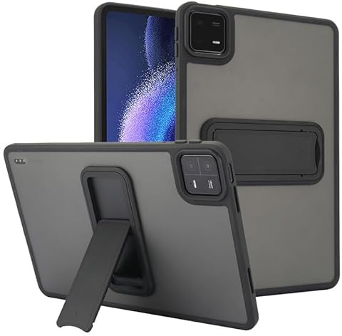Funda para Xiaomi Mi Pad 6/6 Pro de 11 pulgadas 2023, soporte, ajuste fino, ligera, suave al tacto, funda protectora de policarbonato duro a prueba de golpes, color negro