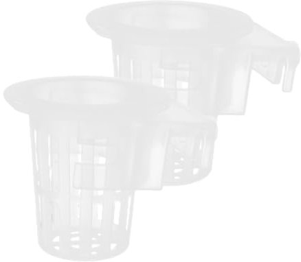 Milisten 2pcs Hanging Aquarium Planter Basket for Aquatic Plants Hydroponic Plant Holder Drainage Suitable for Fish Tank Decoration and Growth