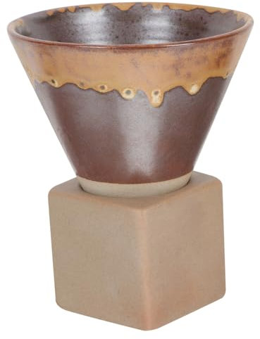 Cabilock Filtro De Cerámica Embudo Para Filtro De Gotero Cono De Accesorio Para Vertido