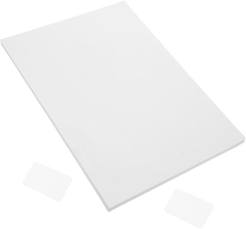 TEMPNAP 100blätter Klebeetiketten Packband Für Umschläge Transparentes Aufkleberdruckerpapier Versandetiketten Druckeretiketten Adressetiketten Etiketten Blatt