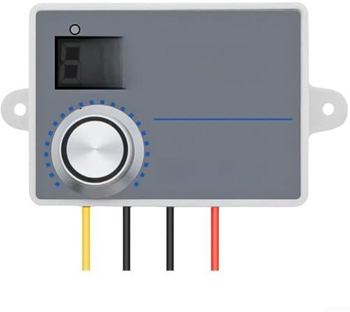 Regolatore di velocità con display digitale AC 220 V, dimmer per ventola motore monofase con regolazione continua per ventilatori, riscaldatori e luci