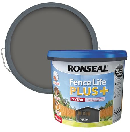Fence Life PLus Ronseal Charcoal Grey 9L